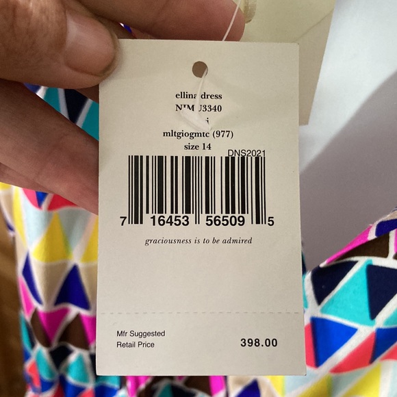 NWT Kate Spade size 14 100% silk dress sleeveless - Picture 8 of 11